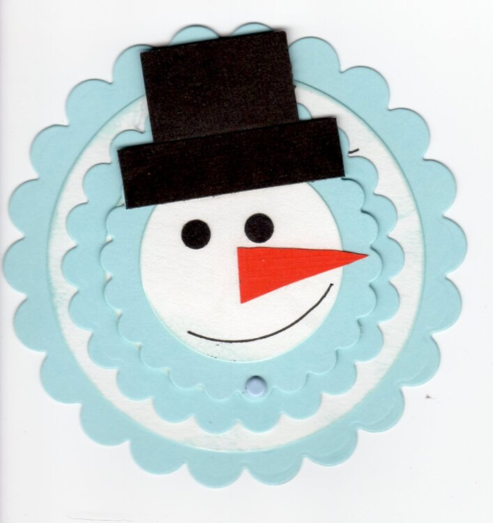 snowman card closed  2014