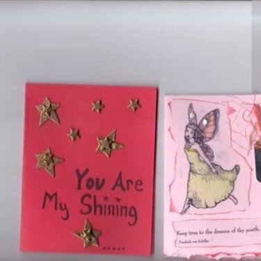 you are my shining star, fairy card