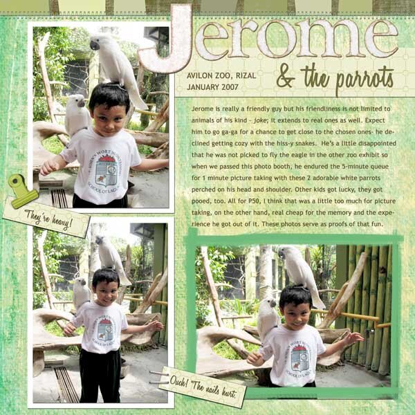 Jerome &amp; the parrots