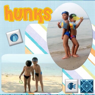 beach hunks