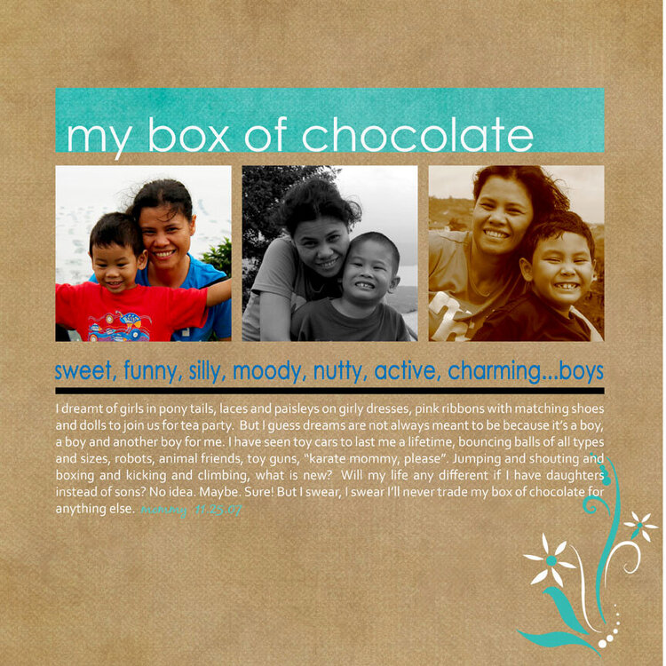 my box of chocolate