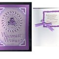 Lavender Wedding Card