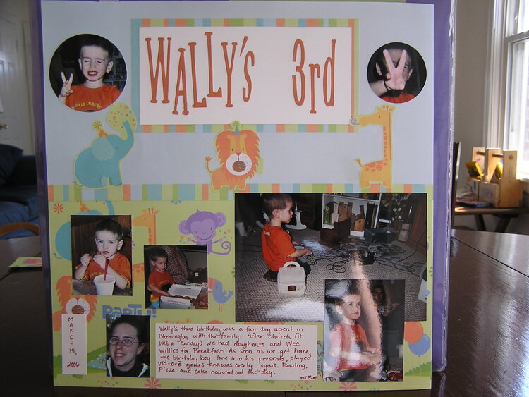 Wally&#039;s 3rd (Birthday) pg 1