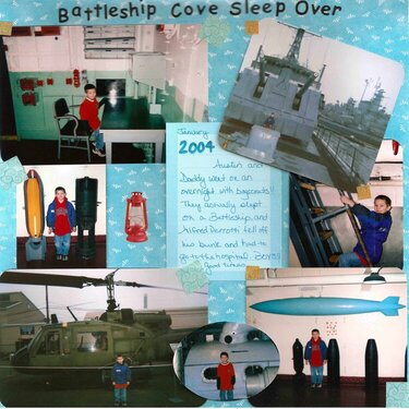 Battleship Cove/Boyscouts Sleepover!