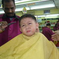 Adam~a haircut session...