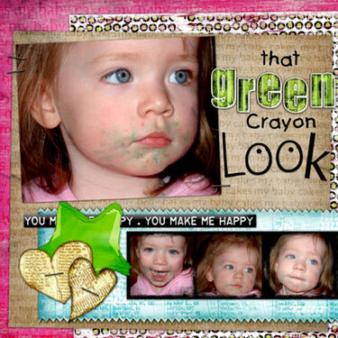 That Green Crayon Look