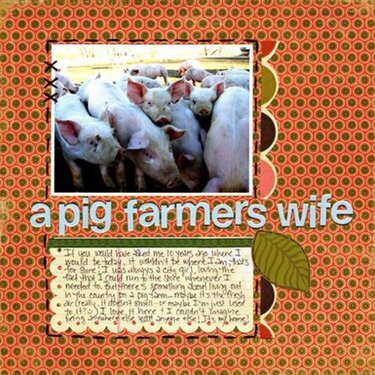 Pig Farmer&#039;s Wife
