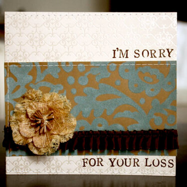I&#039;m Sorry card