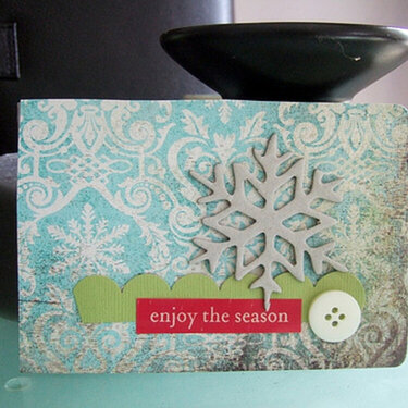 card - enjoy the season