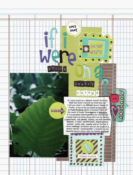 If I were stuck on a desert island (MFM June kit Elsie Toby)