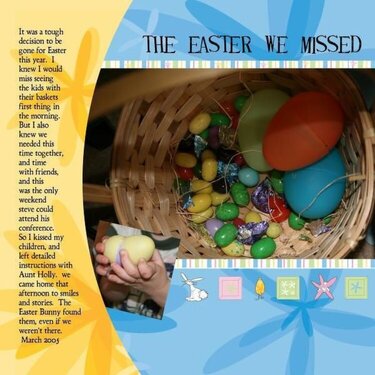 The Easter We Missed