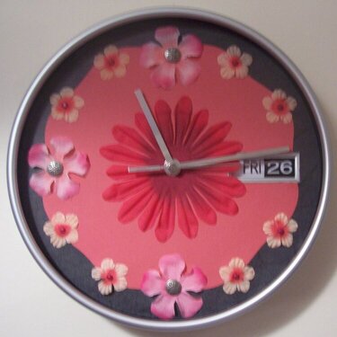 flowery altered clock