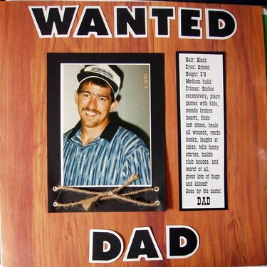 WANTED: DAD