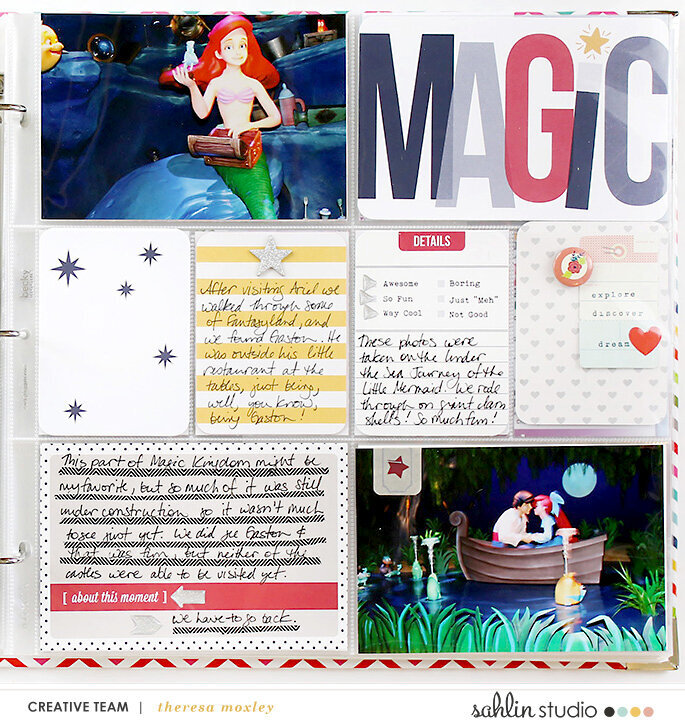 Disney Project Life Album Layout 08