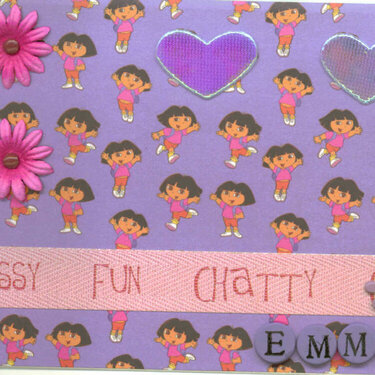 Dora Valentine&#039;s Card For 4 Year Old