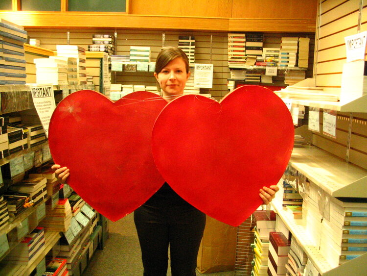 7.) Big Red Hearts