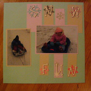 Snow Fun! Page one