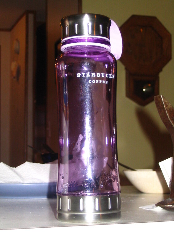 9.) Purple Water Bottle