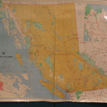 13. Map of the Province you were born: Beautiful BC
