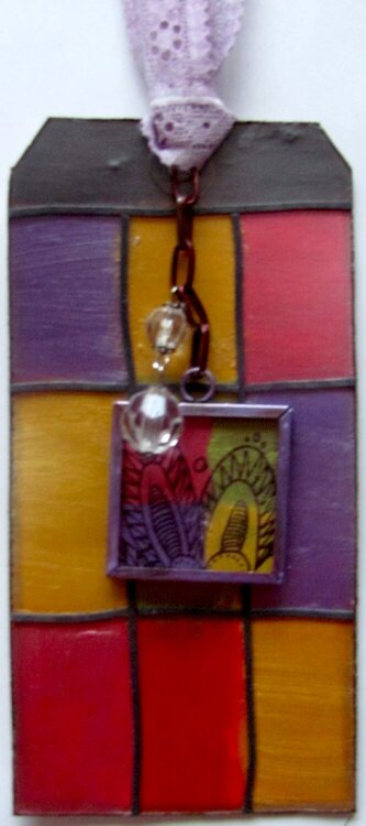 Stained Glass Tag