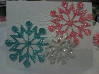 colored snowflake