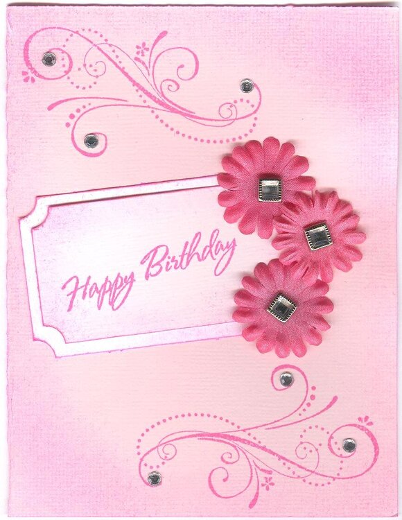 Happy Birthday pink
