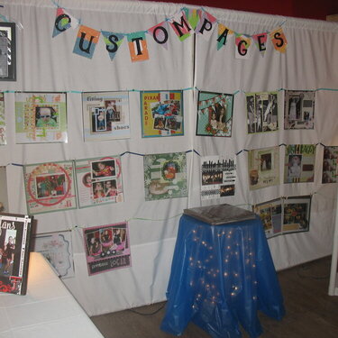 Left wall of my craft fair booth