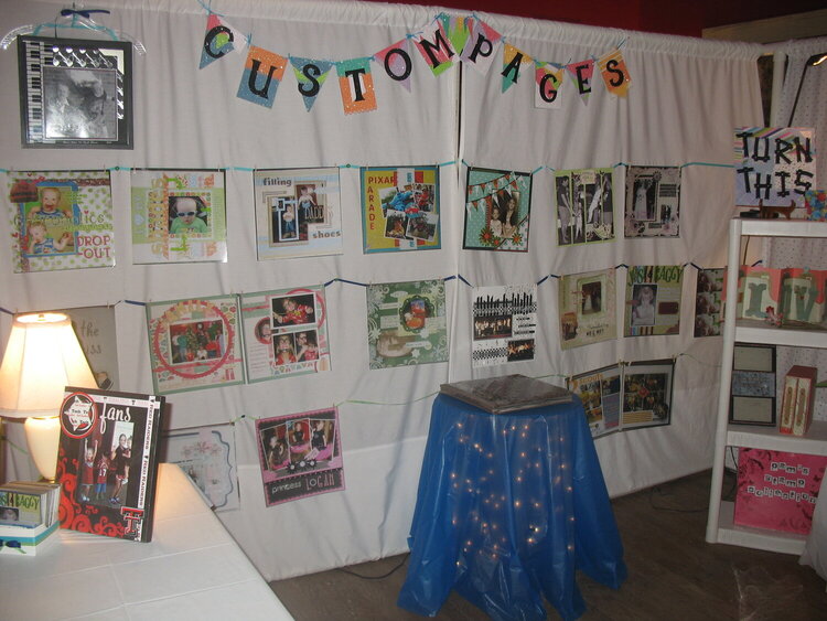 Left wall of my craft fair booth