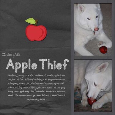 The tale of the Apple Thief