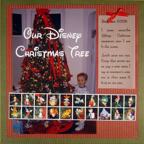 Our Disney Christmas Tree