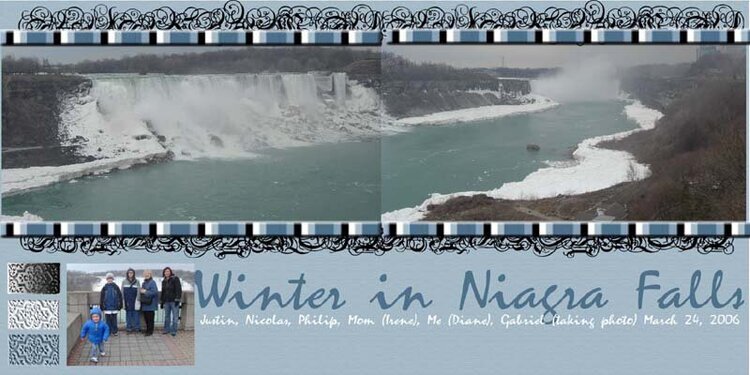 Winter In Niagra Fallls