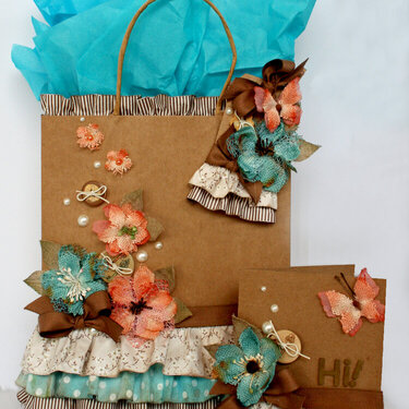 Gift Bag, Tag and Card with Video Tutorial