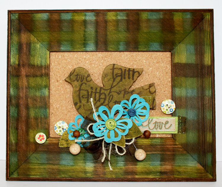 Altered Frame **Little Yellow Bicycle and Ranger Ink**