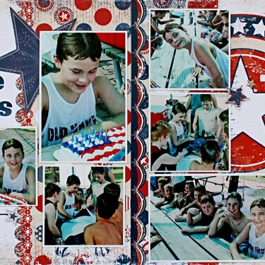 Red, White and Blue Birthdays **Sketch Support**
