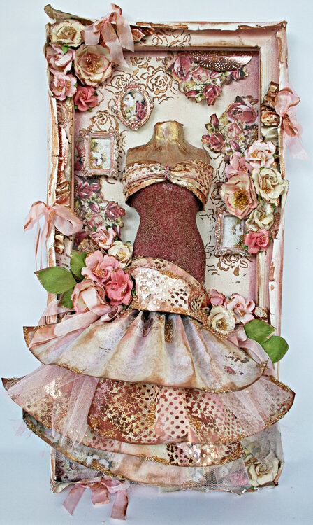 Dress Form Canvas **New Prima Love Clippings&quot;