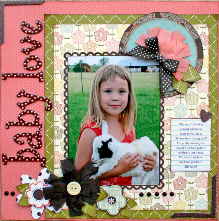 Baby Love-Scrapbooking and Beyond Cover