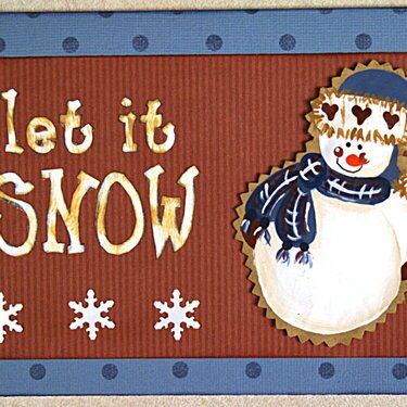 Snowman Card (Crop for Kelly)