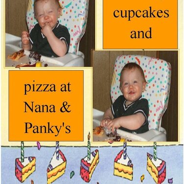 Birthday Cupcakes &amp;amp; Pizza