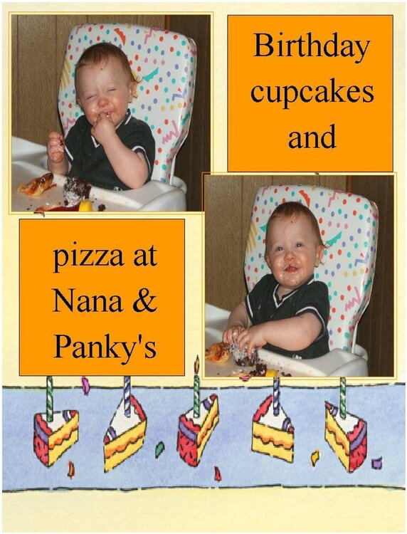 Birthday Cupcakes &amp;amp; Pizza