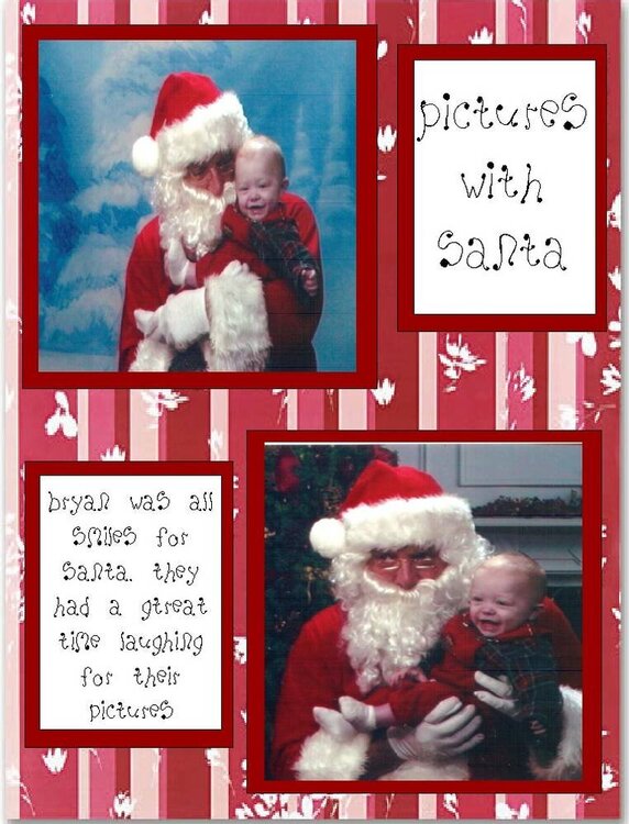 First visit with Santa