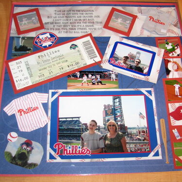 Framed Phillies Layout