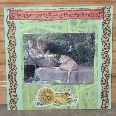 Zoo - Lions/Tigers...Oh My!!