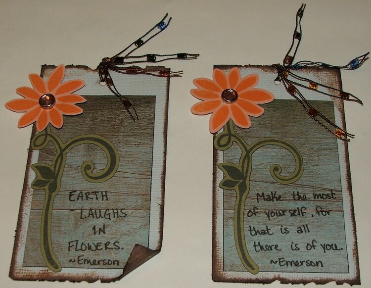 Emerson Flower Tags