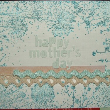 Mother&#039;s Day card for NSD challenge