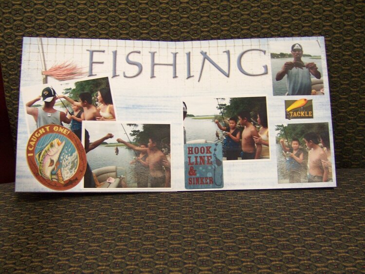 Fishing Brag Book - Inside pages 1 and 2