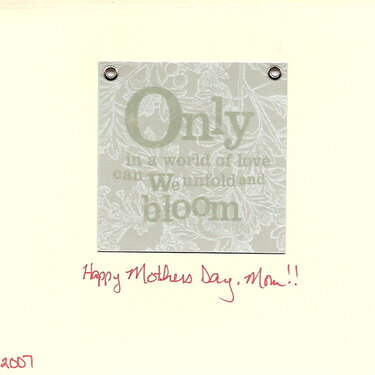 Mom&#039;s MD Card (Inside)