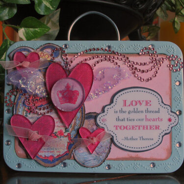 Heart Tin *Go Green with Prima Tins*
