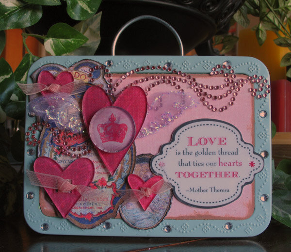 Heart Tin *Go Green with Prima Tins*