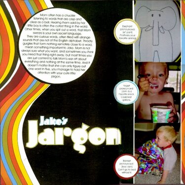 Jake&#039;s Jargon *Memory Maker Toddlerhood Idea Book*