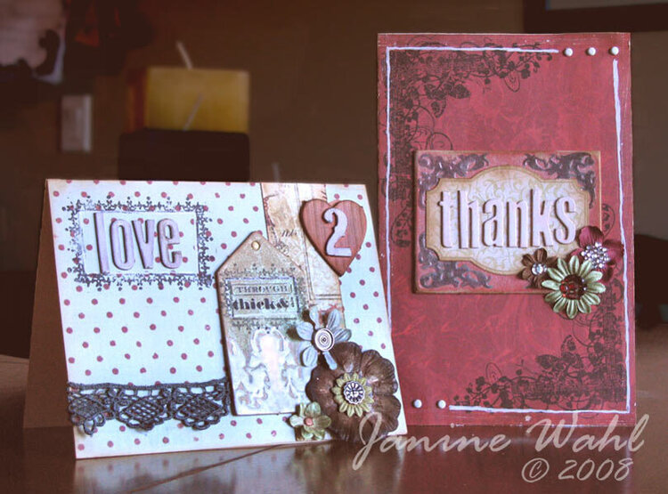 Love and Thanks Cards